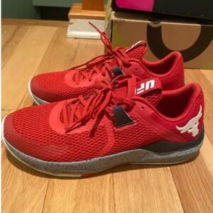 Under Armour Red Athletic Sneakers